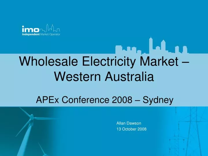 wholesale electricity market western australia