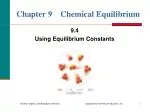 Chapter 9 Chemical Equilibrium - slide 1