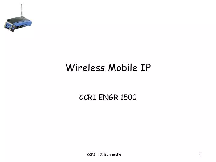 wireless mobile ip
