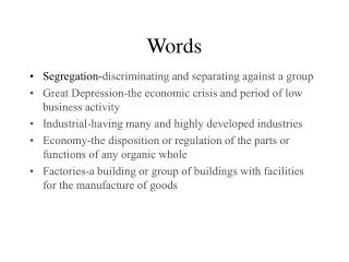 words