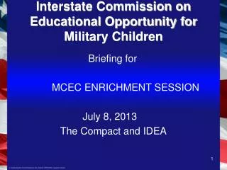 Interstate Commission on Educational Opportunity for Military Children