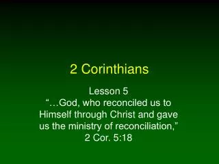 2 Corinthians