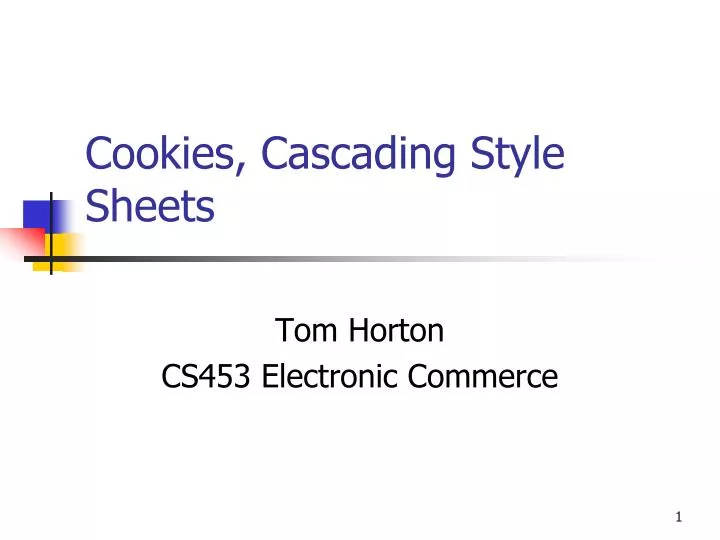 cookies cascading style sheets