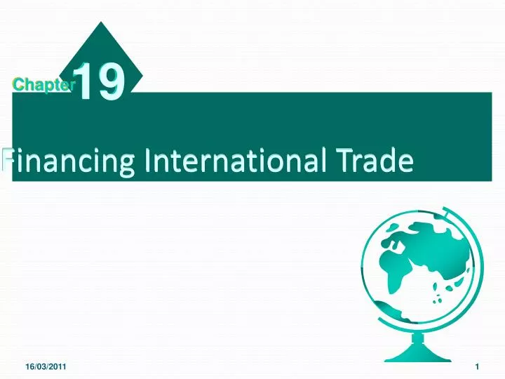financing international trade