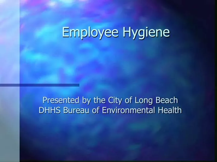 employee hygiene