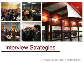 Interview Strategies