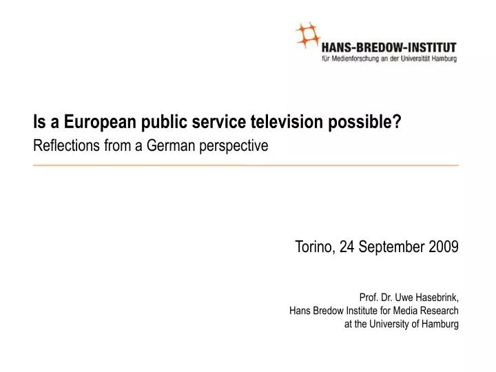 is a european public service television possible reflections from a german perspective