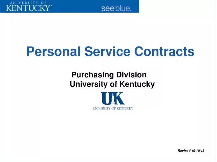 personal service contracts