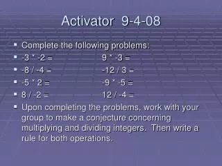 activator 9 4 08