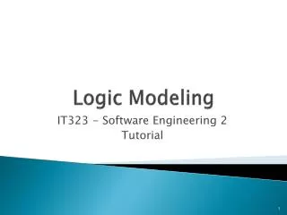 Logic Modeling