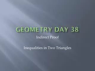 geometry day 38