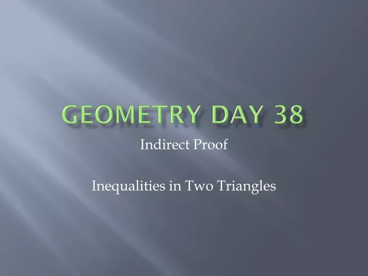 geometry day 38