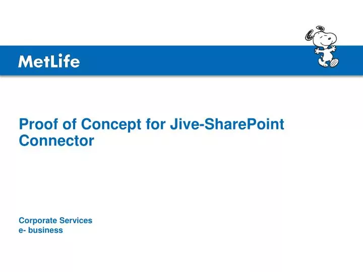proof of concept for jive sharepoint connector