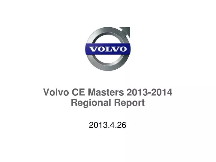 volvo ce masters 2013 2014 regional report
