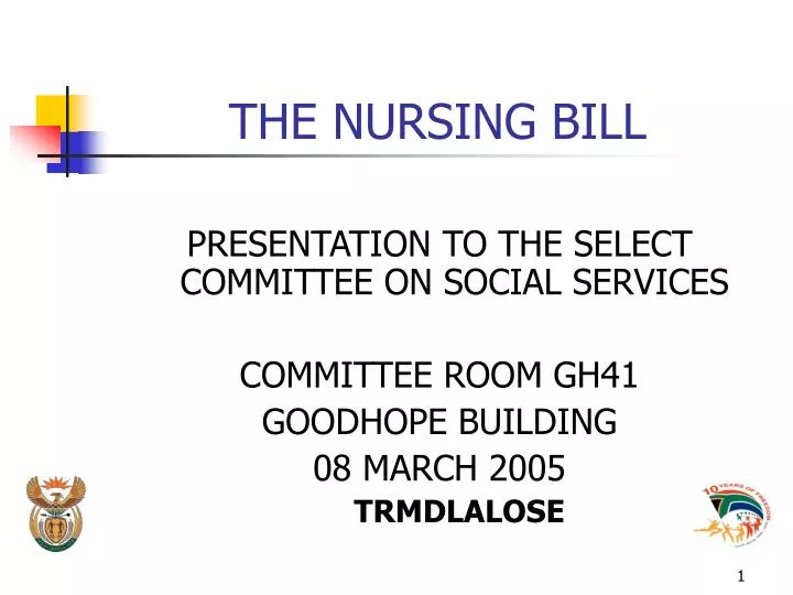 the nursing bill