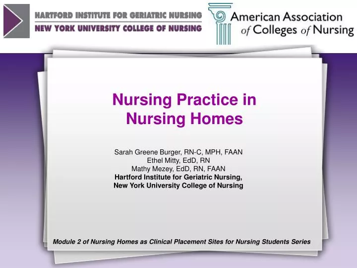 nursing practice in nursing homes
