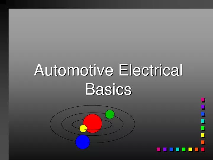 automotive electrical basics