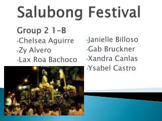 Salubong Festival