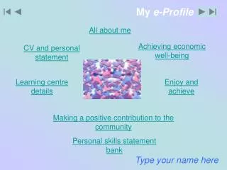 My e-Profile