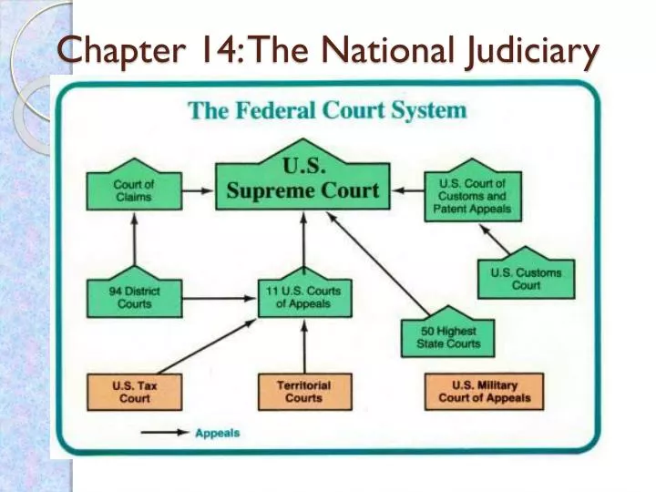 chapter 14 the national judiciary