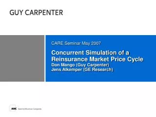 CARE Seminar May 2007