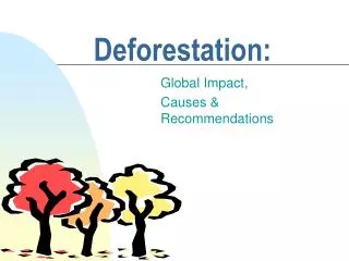 Deforestation: