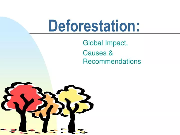 global impact causes recommendations