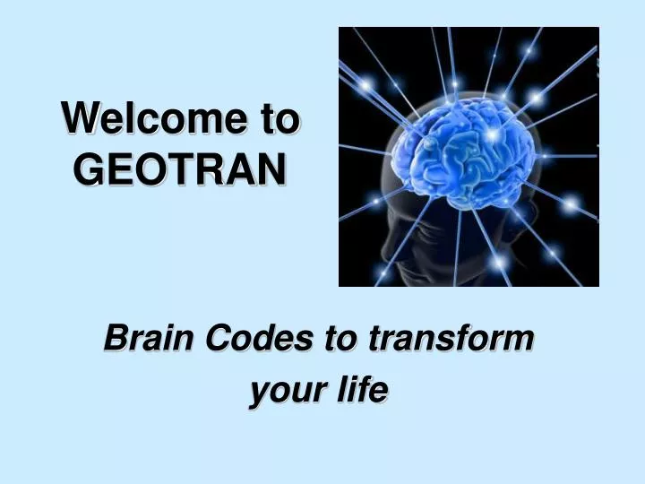 welcome to geotran