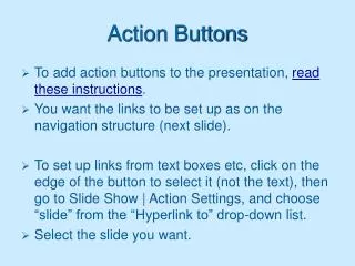 Action Buttons