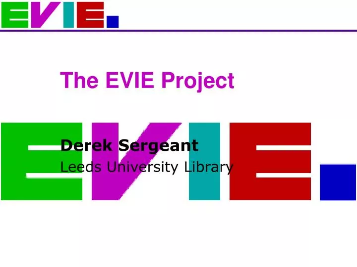 the evie project