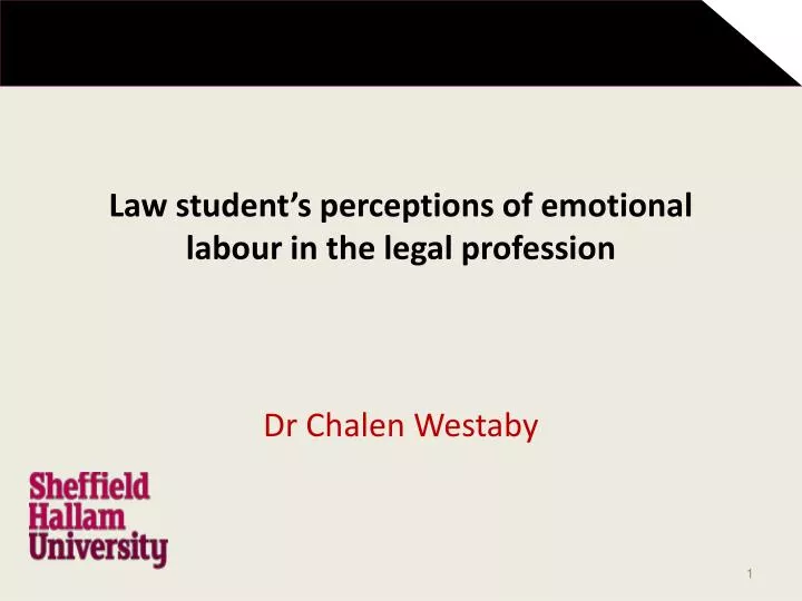 law student s perceptions of emotional labour in the legal profession