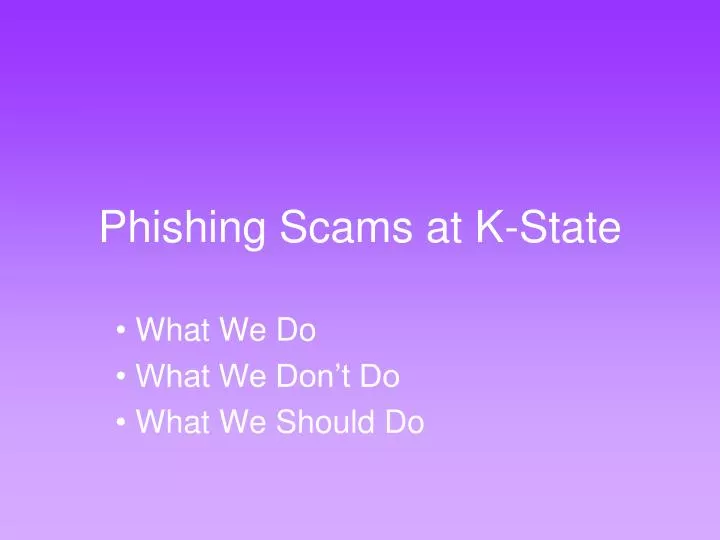 phishing scams at k state