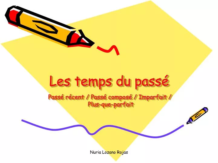 les temps du pass