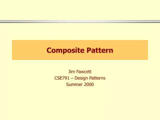 Composite Pattern