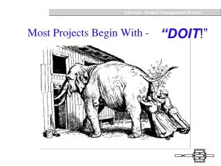 Most Projects Begin With -