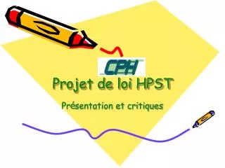 projet de loi hpst