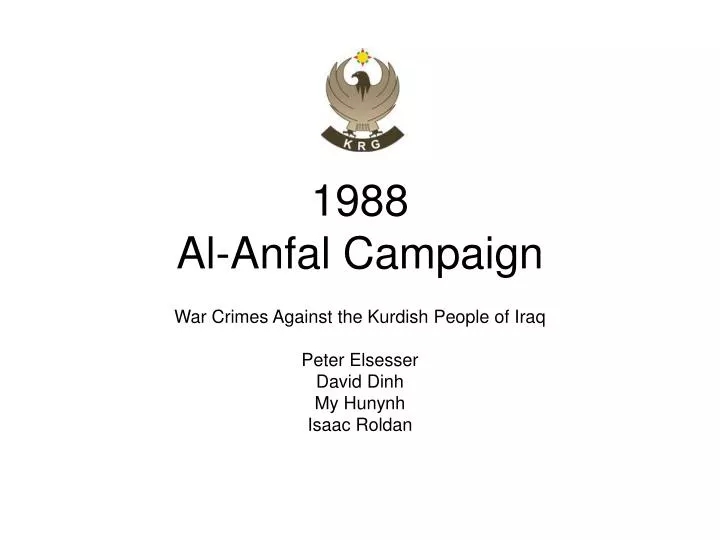 1988 al anfal campaign