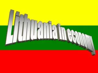 Lithuania in economy