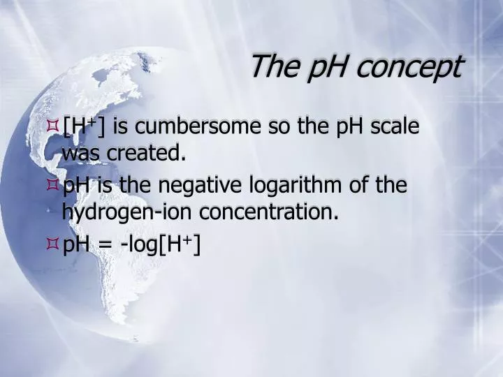 the ph concept