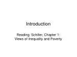 Understanding the Dynamics of Inequality and Poverty: Insights and Challenges - slide 1