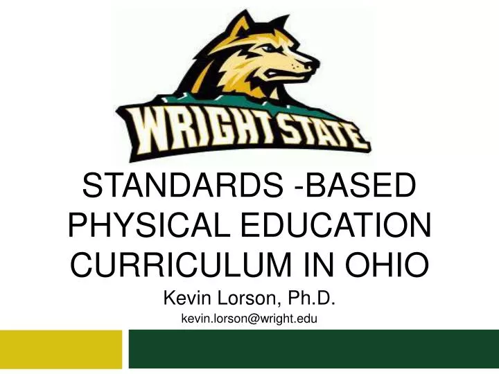 standards based physical education curriculum in ohio