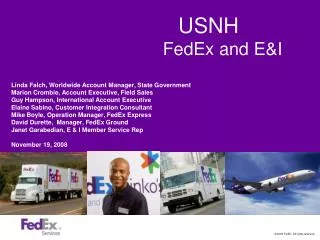 USNH 	FedEx and E&amp;I