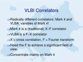 VLBI Correlators