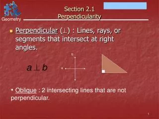 section 2 1 perpendicularity