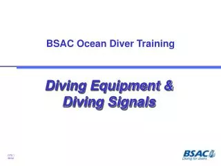 BSAC Ocean Diver Training