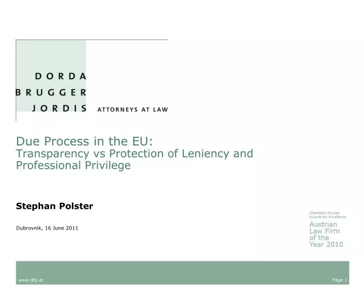 due process in the eu transparency vs protection of leniency and professional privilege