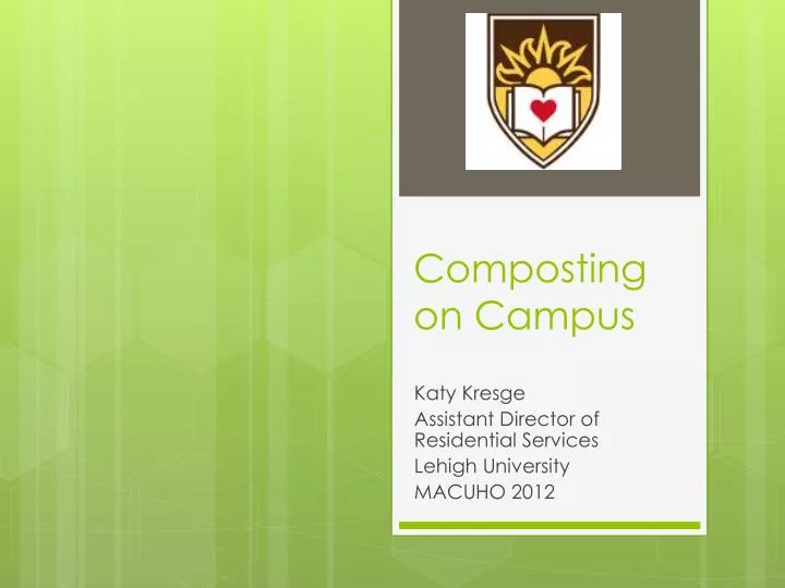 composting on campus