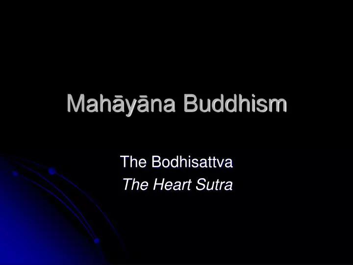 mah y na buddhism