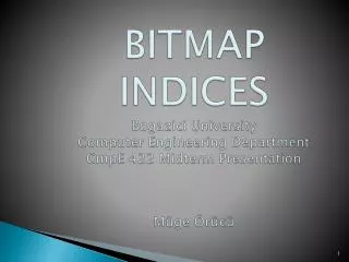 Bitmap &amp; Index