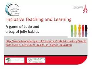 Inclusive Teaching and Learning